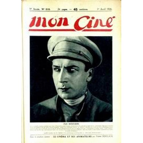 Mon Cine N°215 Du 01-04-1926