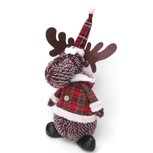 CONNOR Jolie poupee cerf de Noel, decoration de centre commercial, jouet, cadeau, poupee de Noel avec capuche
