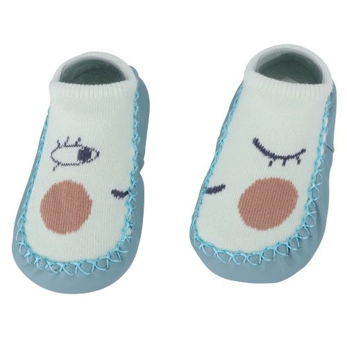 Connor Chaussures D'interieur Antiderapantes En Coton Melange Pour Bebe Et Tout-Petit (Violet Clair, Taille L)