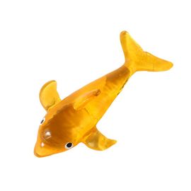 CONNOR jouet anti-stress en forme de dauphin, souple et elastique, pour farces et farces, pour enfants et adultes (orange)