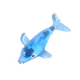 CONNOR 1 jouet anti-stress en forme de dauphin, souple et elastique, pour farces et farces, pour enfants et adultes (bleu)