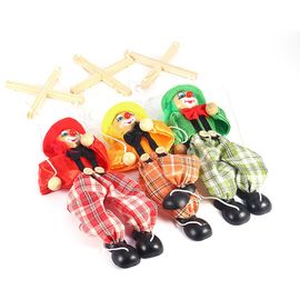 CONNOR 1 marionnette clown mignonne, jouet educatif pour l'enfance