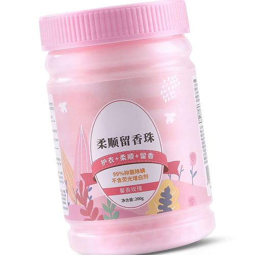 CONNOR Perles de lessive pour le parfum du linge, adoucissant antistatique pour des vetements parfumes, rose douce