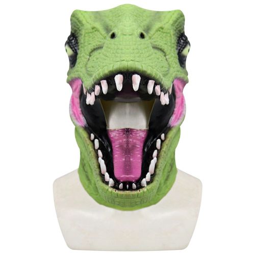 CONNOR Masque de dinosaure realiste, tete de dinosaure, accessoire de deguisement pour Halloween, fete de dragon 3D