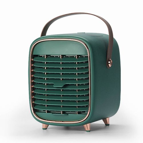 CONNOR Climatiseur silencieux par evaporation USB avec sangle de transport portable pour la maison, le bureau et la voiture, vert