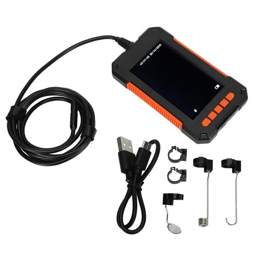 CONNOR endoscope HD 1080p, ecran 4,3 pouces, camera d'inspection endoscopique 8 mm avec eclairage 8 LeD, cAble de 2 m pour plomberie et entretien du refrigerateur