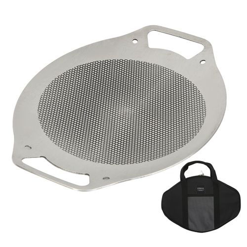 CONNOR Plaque de cuisson antiadhesive pour barbecue d'exterieur en acier inoxydable 304, pour cuisiniere a gaz et induction
