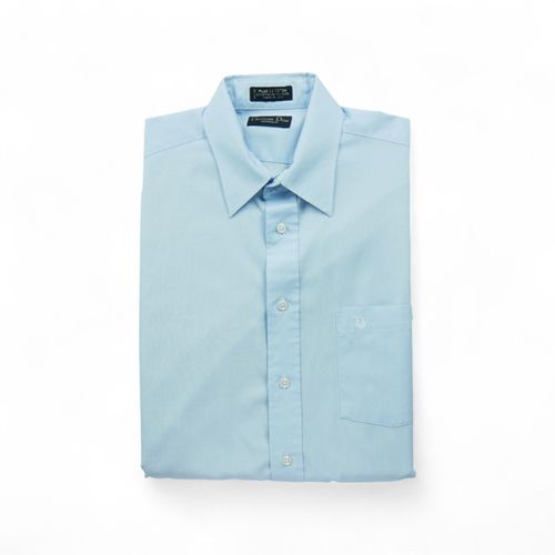 Reconditionné - Chemise Christian Dior Homme Uni - Taille Xl - Homme - Bleu Clair