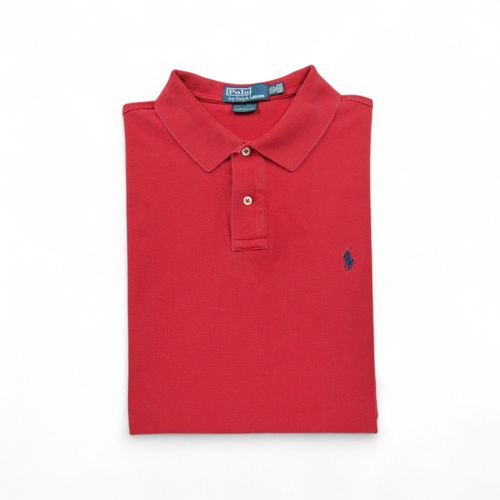 Reconditionné - Polo Manches Courtes Homme Custom Fit - Taille 2xl - Homme - Rouge