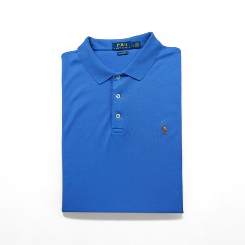 Reconditionné - Polo Manches Courtes Homme Classic Fit - Taille L - Homme - Bleu