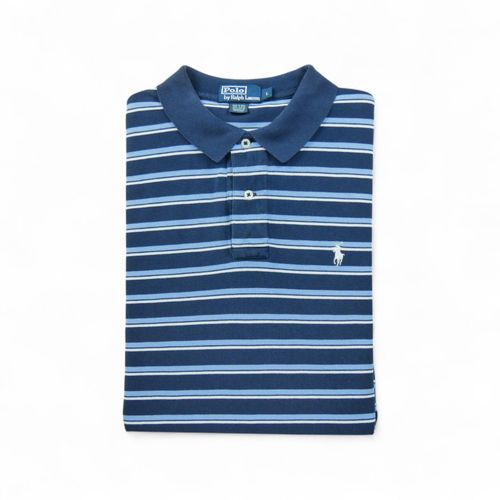 Reconditionné - Polo Manches Courtes Homme Bleu - Taille L - Homme - Bleu