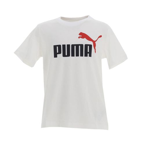 Tee Shirt Manches Courtes Puma Ess 2 Color No.1 Logo Tee B Blanc 128