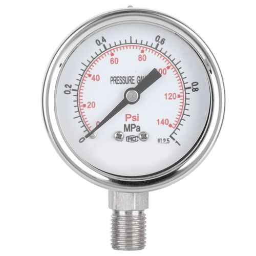 CONNOR Manometre a vide radial industriel haute precision Y-60BF 0-1,0 MPa en acier inoxydable resistant a la corrosion
