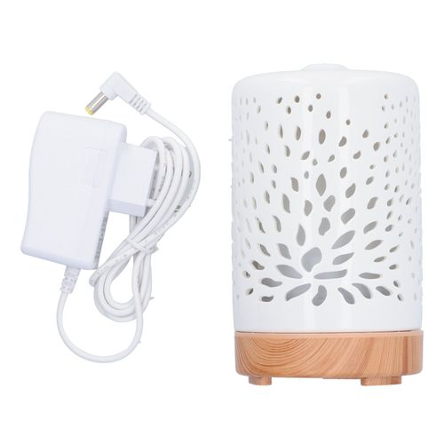 CONNOR Humidificateur d'arome en ceramique 100 ml, appareil d'aromatherapie de bureau, fournitures de chambre a coucher, prise Ue 100-240 V