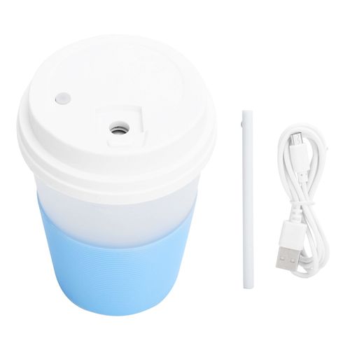 CONNOR Humidificateur d'air pour tasse a cafe 300 ml, mini humidificateur d'air pour voiture, diffuseur d'air de bureau, alimente par USB