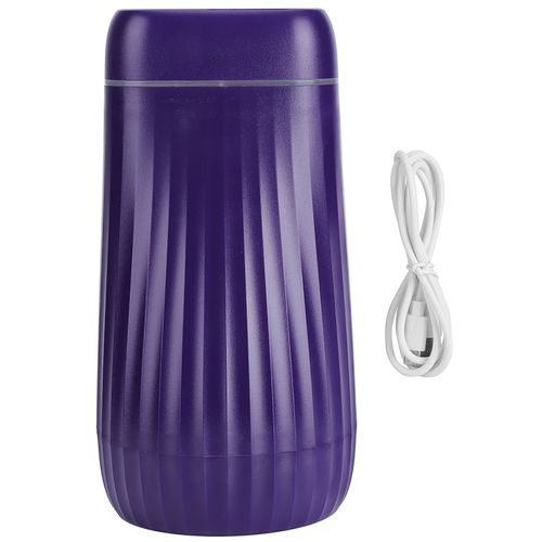 CONNOR Humidificateur d'air USB a double buse ultrasonique, lumiere coloree reglable, 1000 ml, violet