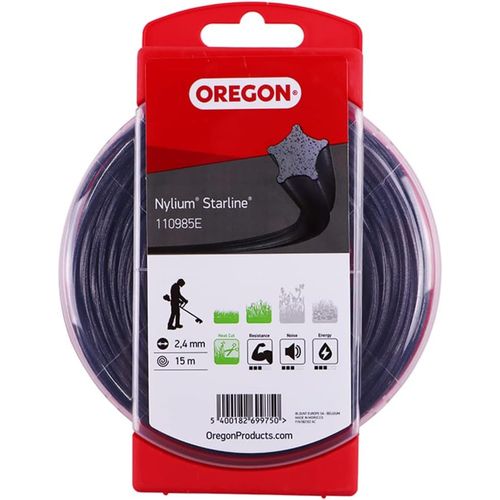 CLOUDDS_Fil En Étoile Nylium Pour Coupe-Bordures Et Débroussailleuses,Cinq Arêtes De Coupe Pour Une Finition Propre,Nylon Professionnel,Convient Aux Débroussailleuses À Essence,3Mm-60M