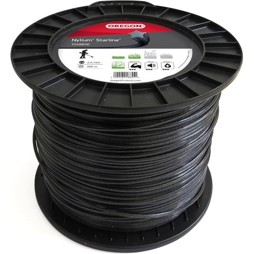 CLOUDDS_Fil En Étoile Nylium Pour Coupe-Bordures Et Débroussailleuses,Cinq Arêtes Pour Une Finition Propre,Nylon Professionnel,Convient Aux Débroussailleuses À Essence,2,4Mm-360M¿¿104885E)