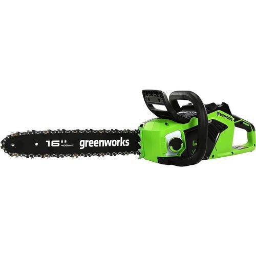 CLOUDDS_Gd40Cs18 Tronçonneuse À Batterie Avec Moteur Sans Balais,Longueur Du Guide-Chaîne De 16-Pouces¿40 Cm),Vitesse De Chaîne De 20 M/S,3,81Kg,Anti-Rebond,Sans Batterie 40V Et Chargeur