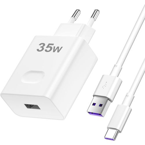 Cloudds_35w Supercharge Chargeur Rapide Pour Honor 90 Lite Magic6 Lite 200 Lite,35w Supercharge Chargeur Rapide Avec Câble Usb C 5a 1m Pour Honor 400 90 70 Lite X8b Pour Honor X8b X8c X6b X8a X7b Mag
