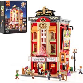 ytseazn-Théâtre-Balcon Kit De Construction LumineuxMaquette Urbaine,Maison Modulaire Créative ,Kit De Collection De ,Cadeaux De Vacances¿2445 Pcs Pour Adultes Et Adolescents,F9056