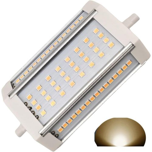 Ytseazn-R7s Led J118 118mm Dimmable Ampoule 30w Réchauffez La Lumière 3000k Blanc Chaud Ac 220v 3000lm Fin J Projecteur De J Led Pour Équivaut R7s 300w 400w Halogène Incandescente De Remplacement
