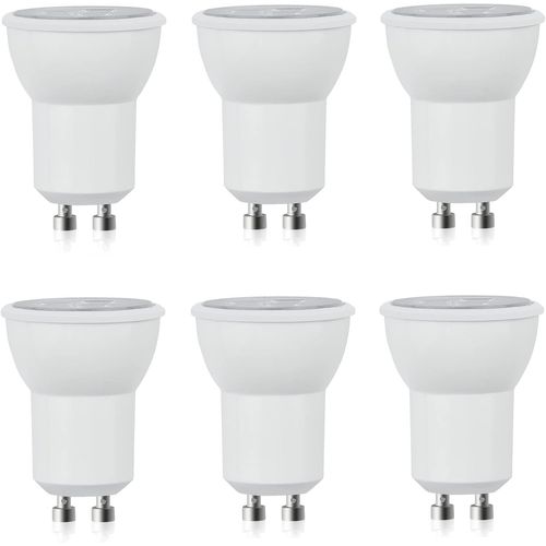 Ytseazn-Lot De 6 Ampoules Led Mr11 Gu10-3 W-300 Lm-Blanc Chaud-3000 K-D35 Mm-Ca 85-265 V-Équivalent À Une Ampoule Halogène De 30 W-30 °-Pour L'intérieur Et L'extérieur-Salon-