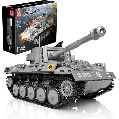 ytseazn-20032 Technique Tank Building Blocks Set Ww2 Réservoirs Militaires Télécommande Tank Véhicules Réservoirs Blocs De Serrage Cadeau Pour Adultes Et Adolescents(971 Pièces)