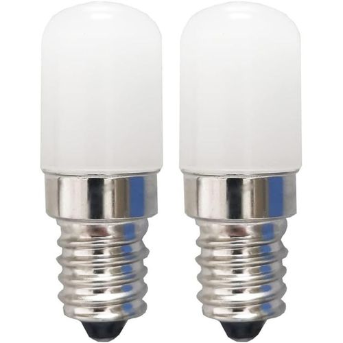Ytseazn-Lot De 2 Lampe E14 Led Ampoule Pour Réfrigérateur,2 W-Blanc Froid-6500k,Ampoule Led Réfrigérateur E14