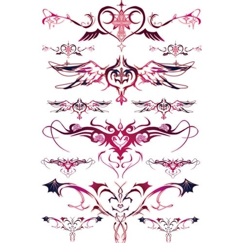 Ytseazn-4 Feuilles Temporaire Tatouages Sexy Tatouages Femme,Fleurs Tatouages Temporaires Autocollant Filles Bras Cou Mains,Ephemere Faux Tatouages Pour Adultes Hommes Et Femmes,Nobles Et Élégants 