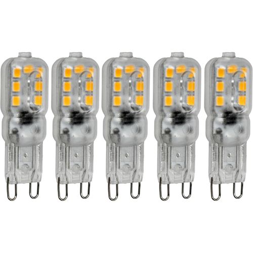 Ytseazn-Lot De 5 Ampoules Led G9 Dimmables 2,5w 4000k,Ampoule Halogène Pour Les Ampoule Four,Les Lampes De Plafond,Les Lampes Murales,L'éclairage D'armoire Et Ainsi De Suite