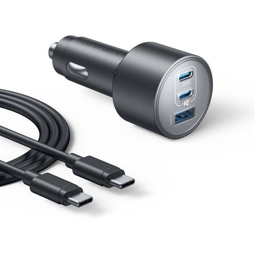 Ytseazn-Usb-C Chargeur Allume-Cigare,Chargeur 167,5 W Max.,Type C Ultra Compact 3 Ports,Pour Macbook Pro/Air,Iphone Series 15/14 / 13,Samusung S24 / S23,Ipad Pro,Airpods Et Bien Plus Encore