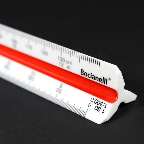 Ytseazn-15cm Mini Règle À Échelles De Réduction Kutch Triangulaire En Plastique 1:10 1:20 1:25 1:30 1:40 1:50 1:100 1:200 1:250 1:300 1:400 1:500 Dessin Technique Industriel Architecture Ingénierie Ingénieur
