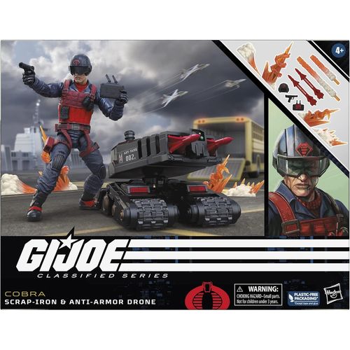 GI Joe Movie G.I. Joe Classified Series 74 Scrap-Iron & Anti-Armor Drone