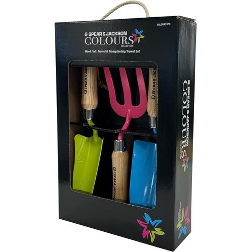ytseazn-Colours Spear And Jackson Ensemble De Pelles Et Fourche Multicolore