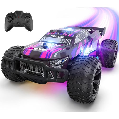 ytseazn-Voiture Télécommandée Tous Les Terrains,Jeux Enfants 6 7 8 9 10 11 12 Ans Voiture Radiocommandée Rc 2.4Ghz Haute Vitesse 15Km/H Cadeau Pâques Anniversaire Jouet Enfants Garçons Jeu