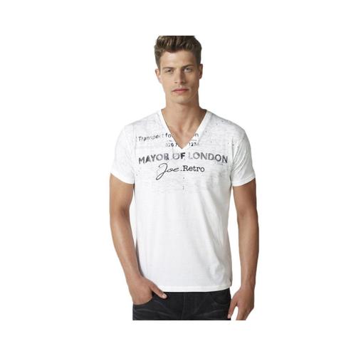 T-Shirt Homme Joe Retro Tarbe Blanc