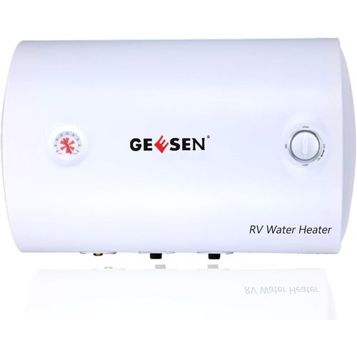 Chauffe-eau électrique de 15 gallons, chauffe-eau de douche étanche pour remorque RV TR Endless, point d'utilisation compact, douche de salle de bain (15 gallons), prise 220 V