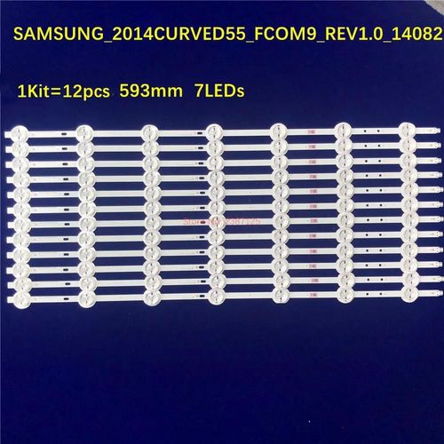 12 pièces/kit bande LED pour PHI LIPS 55 TV 55PUS8700 12 55PUS8700/12 LTAcape FW01 SVScape AB5 REV7.1 7COB 140702 TX-55CR430B TX-55CR430E