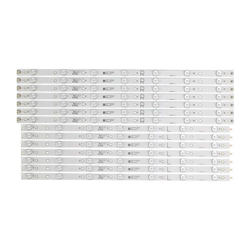 Bande de rétro-éclairage LED, 14 lampes, pour TV, Phil ips 55 "", T3, LB55072, 55PUS6501/12, EQLSH, A.G GJ-2K16-550-D714-V4-L CHINA