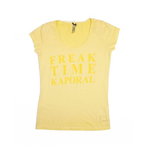 Kaporal T-Shirt Femme Freake Yellow