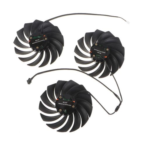 3pcs 89mm refroidissement ventilateurs carte graphique radiateur pour Igame RTX3060 3070 3080 3090