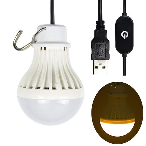 Lampe Lanterne Led Ampoule De Tente De Camping Suspendue Avec Câble D¿Interface Usb De 2,5 M