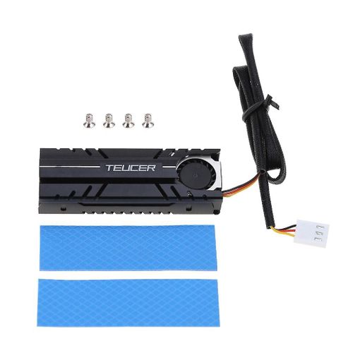 Dissipateur thermique de ventilateur de disque dur de refroidissement double face pour accessoires SSD M.2 2280mm