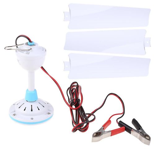 12V Ventilateur De Plafond Refroidisseur D¿air Ventilateur Suspendu pour Camping En Plein Air Tente Home Lit