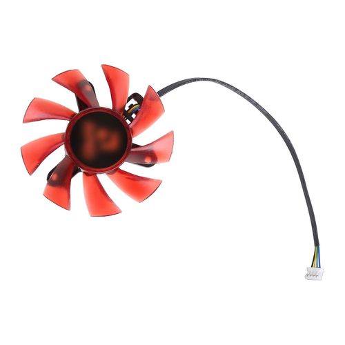 1PC 75mm Carte Graphique Refroidissement VGA Ventilateur FD8015U12S 4Pin 12V 0.5A Refroidisseur Ventilateur