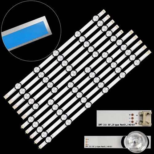 Nouvelle bande de rétro-éclairage LED pour 55LF652V 55LB630V 55LB650V LC550DUH FG 55LF5610 55LF580V 55LF5800 55LB630V 55LB6300 Pologne