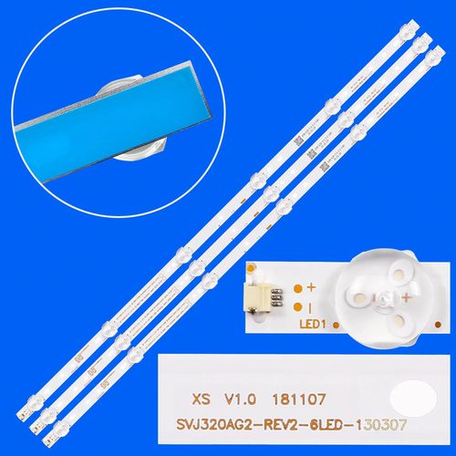 LED bande de rétro-éclairage (3) pour Supra STV-LC32T880WL STV-LC32T840WL SVJ320AL6 SVJ320AG2 32D2000 SVJ320AK3 SVJ320AL1 LB-M320X13 C320X14 CHINA