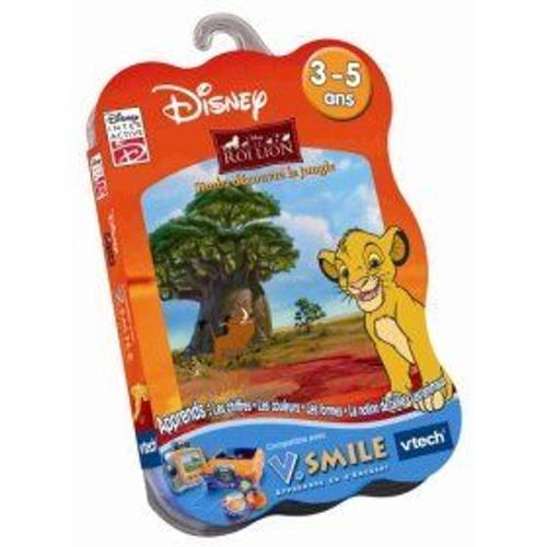 Le Roi Lion, Simba Découvre La Jungle - Jeu Pour V.Smile (Vtech Vsmile)