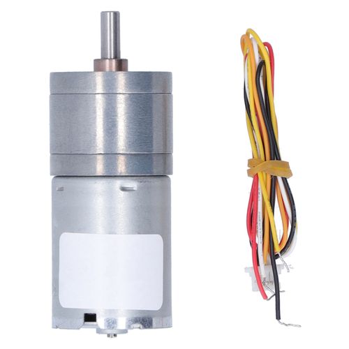 Moteur à engrenages cc sans balais CW CCW, réduction de vitesse réglable, moteurs à faible bruit, JGA25-2430130 tr/min, DC12V